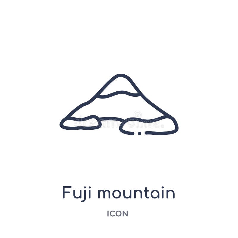 从大厦概述汇集的线性富士山象 稀薄的线富士在白色背景隔绝的山传染媒介 富士 向量例证 从大厦概述汇集的线性富士山象 稀薄的线富士在白色背景隔绝的山传染媒介 富士 向量例证